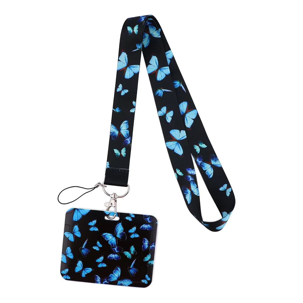 Lanière de Yoga Sakura Daisy de style horizontal, pour clé, sangle de cou, porte-carte d'identité, p