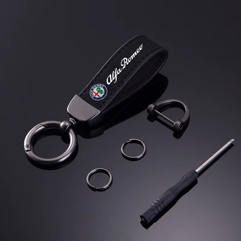 Porte-clés de voiture de luxe pour hommes et femmes, cadeaux haut de gamme pour Alfa Romeo STELVIO G