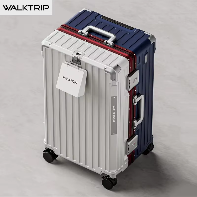 Valise de voyage de luxe, haute qualité, matériau PC épaissi, bagage à roulettes avec cadre en alumi