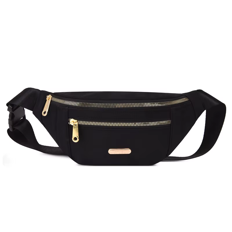 Sac banane avec fermeture éclair pour femme, sac banane, sac de poitrine, sac banane, sac banane, po