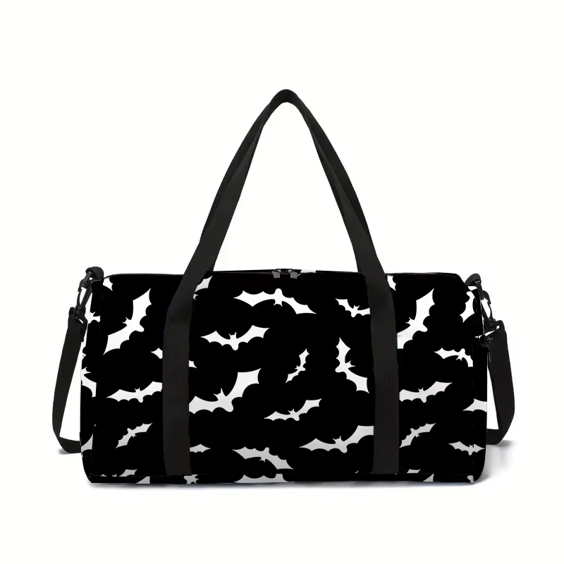 Sac de voyage blanc et noir grande capacité pour garçons et filles, meilleurs cadeaux, sacs de voyag