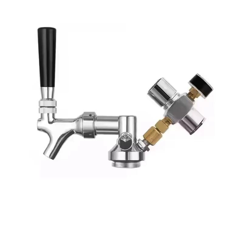 Distributeur de fût de bière (robinet de bière, chargeur de Co2 60Psi et coupleur de fût) pour la br