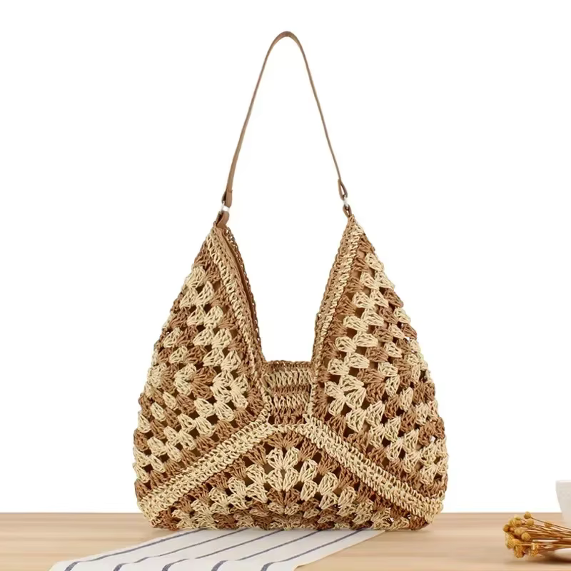 Grand sac à main portable pour femmes, pocommuniste tissées, sac à poignée supérieure, sacs à main d