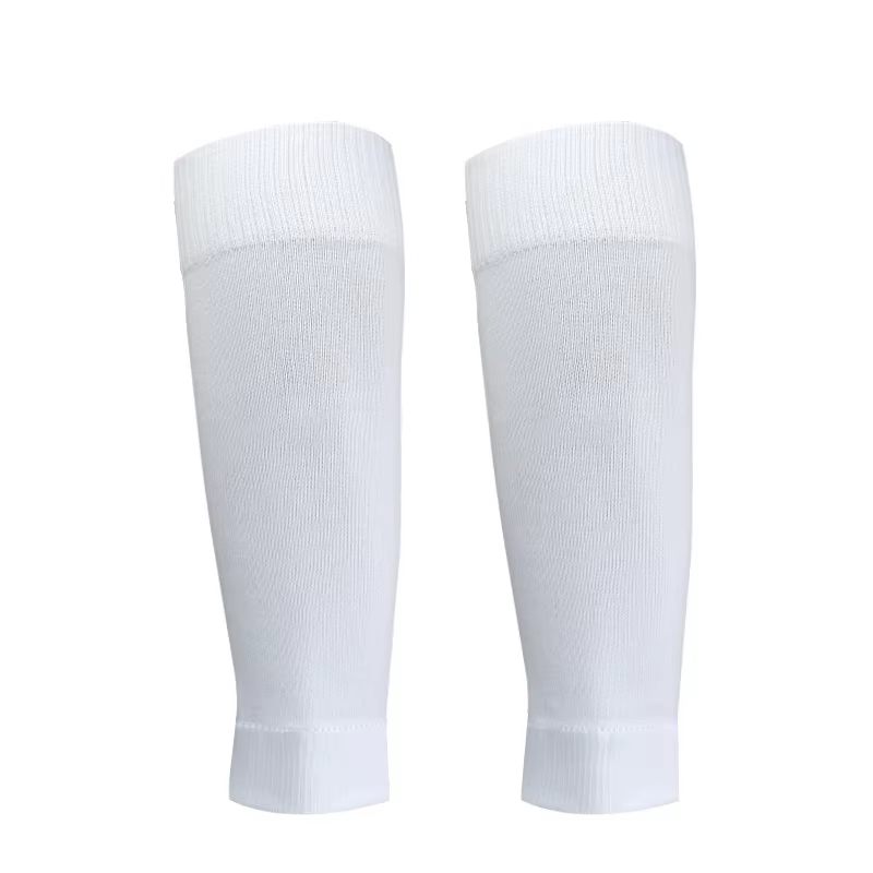 Chaussettes de football rouges pour hommes et femmes, protège-tibias, couvre-jambes, nouveau