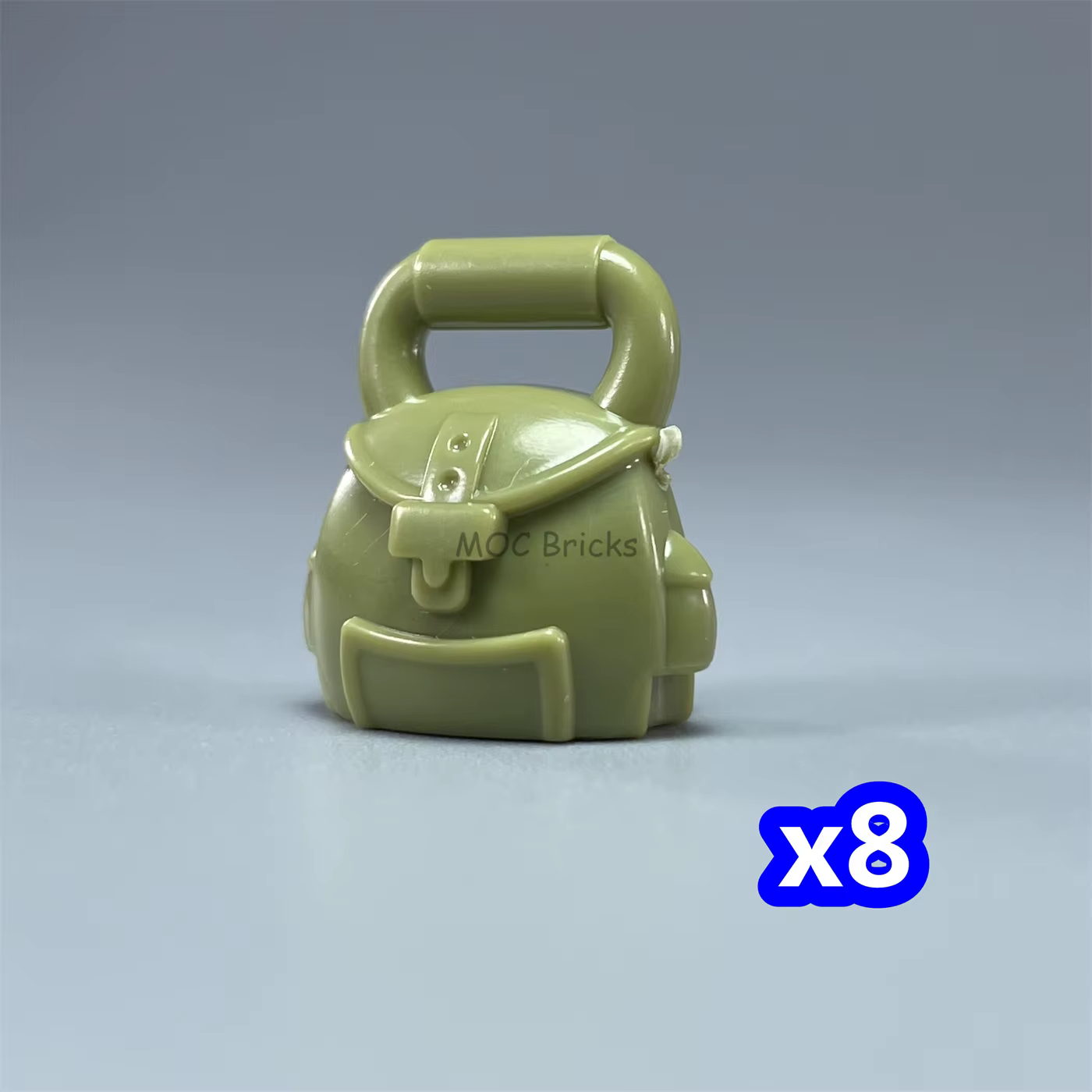 MOC – sac à main de voyage en briques pour enfants, sac de voyage, bagage pour figurine de 4cm, Mini