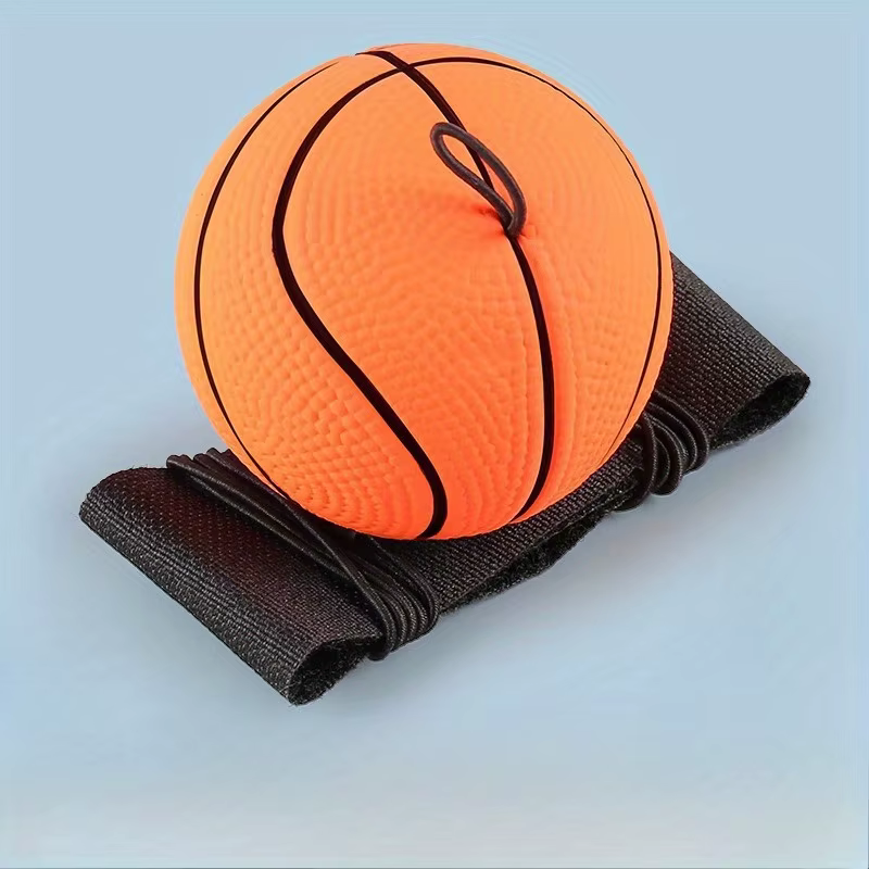 Balle rebondissante de poignet de basket-Ball, balle d'entraînement à lancer de main à haute élastic