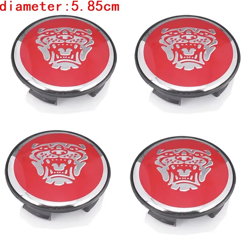 Centre de roue de voiture, 4 pièces, capuchons de moyeu, Badge de jante, Jaguar S-Type F-PACE F-Type