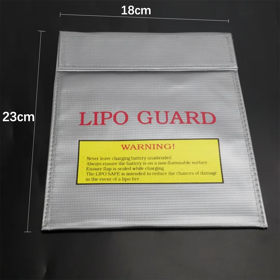 Sac ignifuge et anti-explosion pour batterie au lithium 18x23cm 30x23cm, sac de sécurité multifoncti