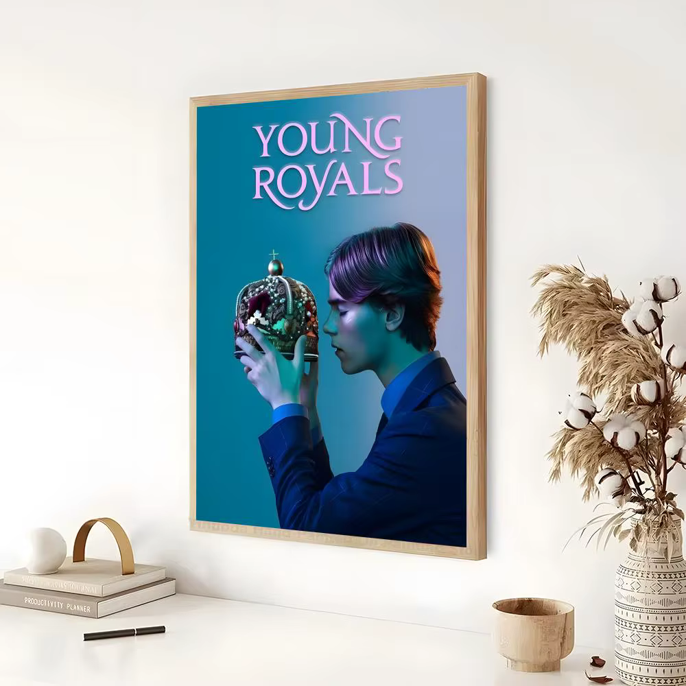 Affiche de l'émission télévisée Young Royals, chambre à coucher, salon, étude et au-delà du décor au