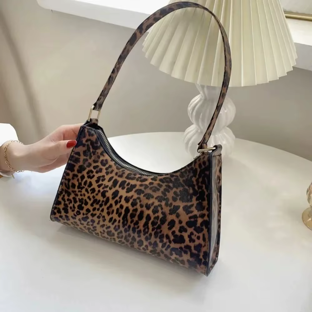Nouveaux sacs à bandoulière pour femmes de haute qualité zèbre sous les bras sacs à main en cuir PU