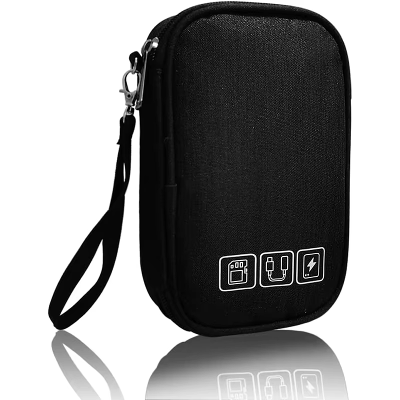Sac de rangement organisateur de câbles, étui de voyage, pochette de transport Portable pour chargeu