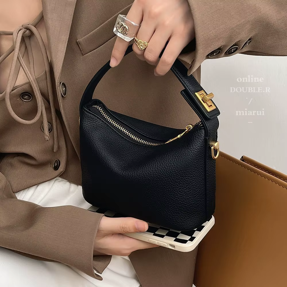 Sac à main simple et rétro, sac à bandoulière, petit sac carré en cuir souple