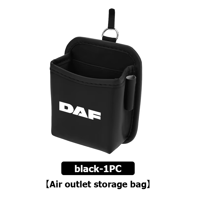 Sac de rangement universel pour téléphone et clés, à suspendre sur la grille d'aération de voiture, 