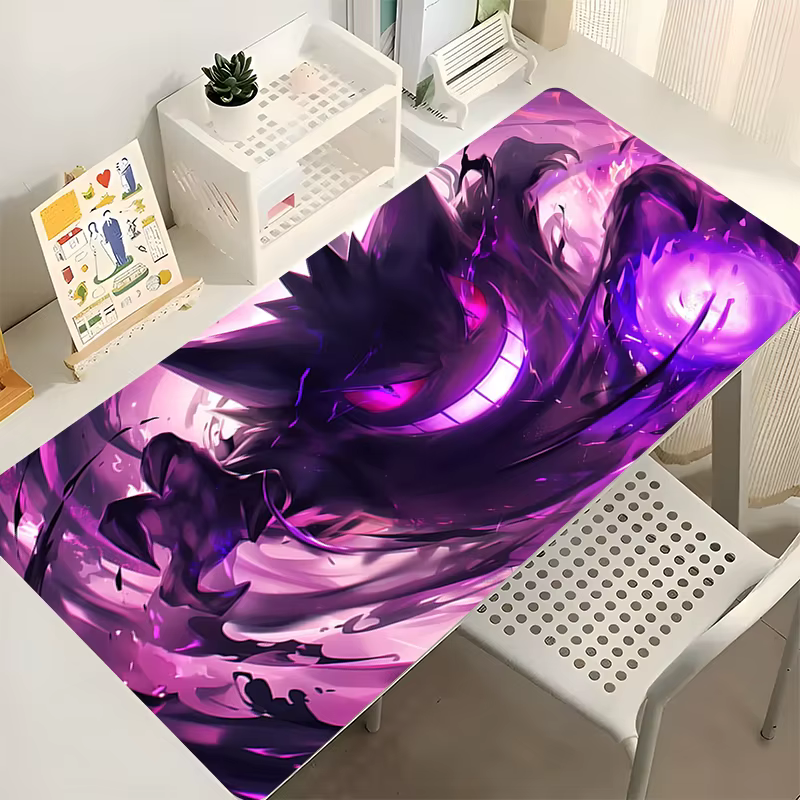 Tapis de souris de jeu Kawaii, tapis de bureau de Gamer, dessin animé p-pokemonS, Surface de Table d