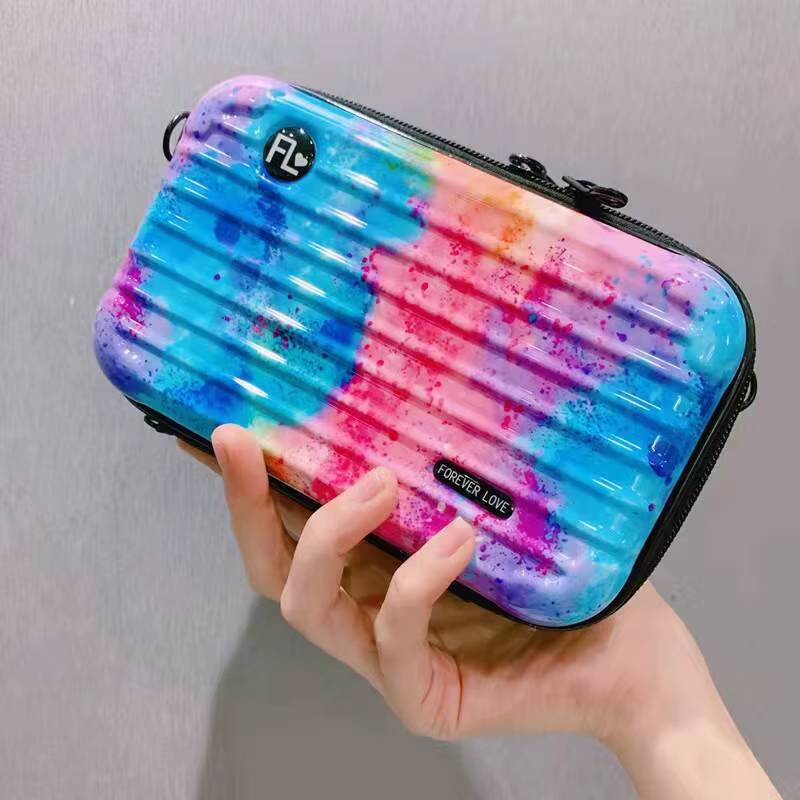 Nouvelle mini valise, trousse de maquillage portable pour femme, trousse de maquillage grande capaci