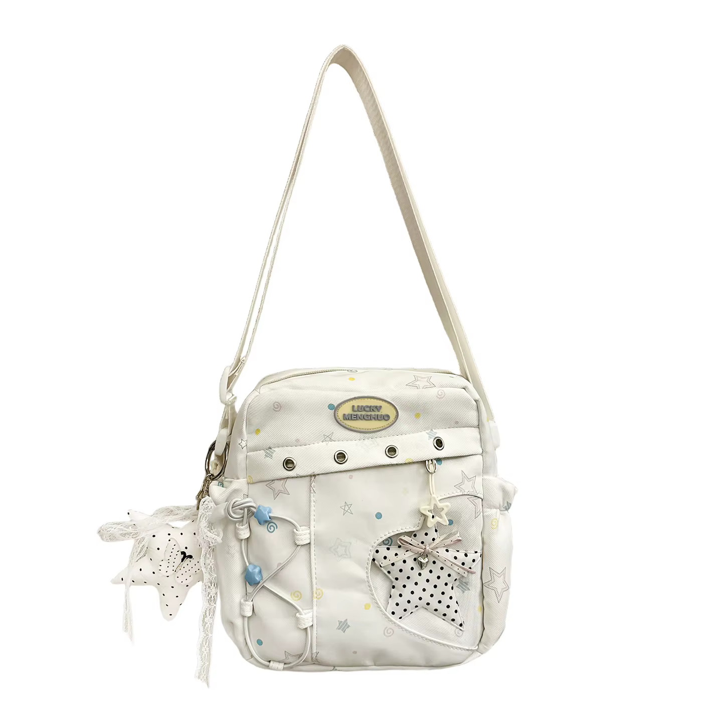 Sac bandoulière tendance pour femme 2026 – Nouveau sac à l'épaule en nylon multi-poches, style color
