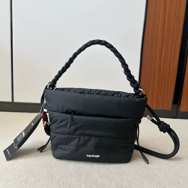 Sac seau TopologieBesace Cloud pour hommes et femmes, sac multifonctionnel et polyvalent à cordon de