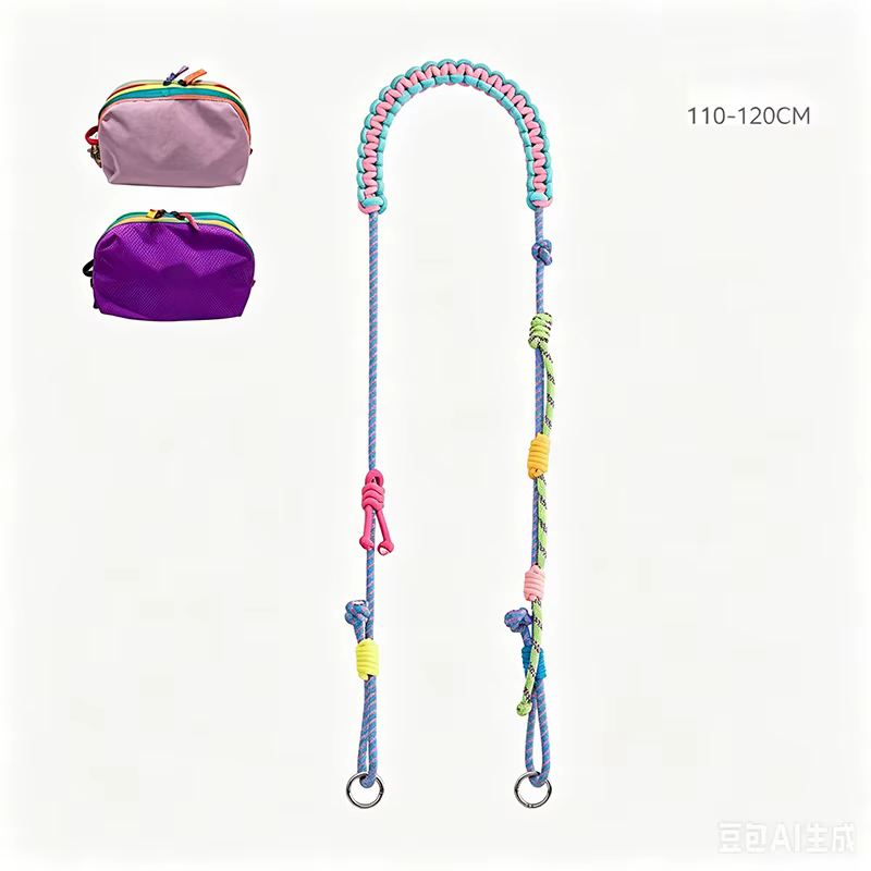 Sangle d'épaule tissée pour trousse de toilette Cotopaxi, sangle bandoulière colorée, sangle de sac