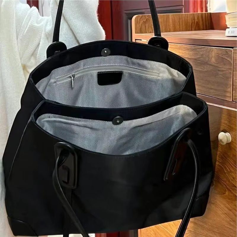Sac fourre-tout en Nylon élégant pour femmes, sac à bandoulière de grande capacité, sac à main décon