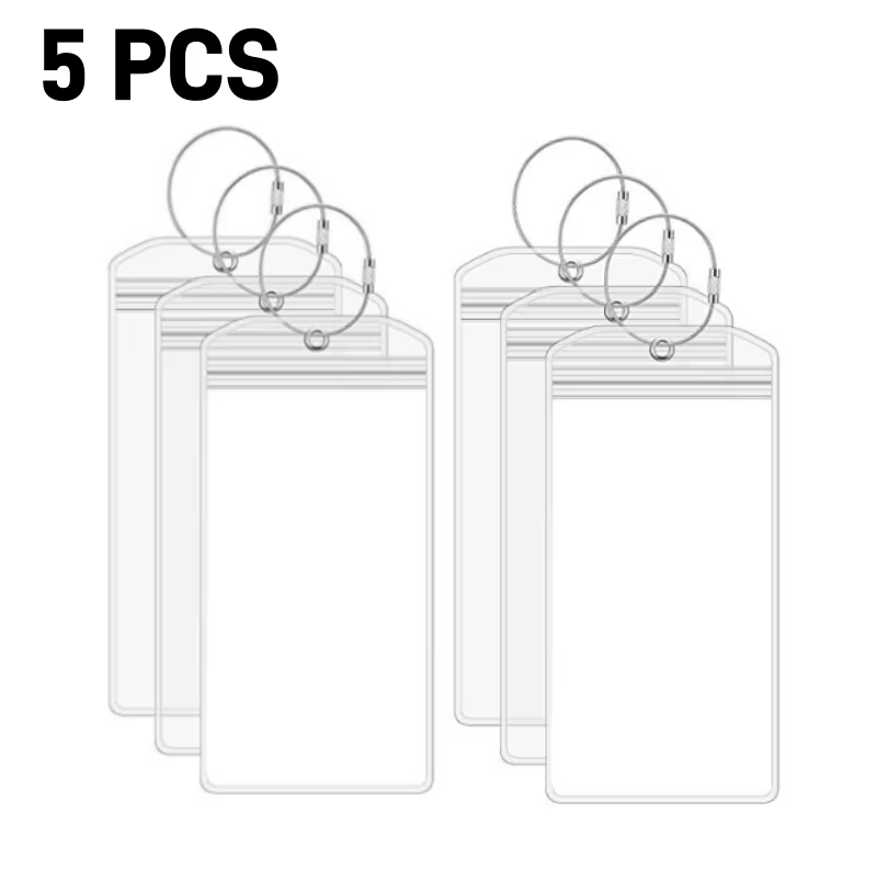 5-20 Étiquettes de bagages pour croisière, supports d'étiquettes Etag pour Princess, Carnival, Costa