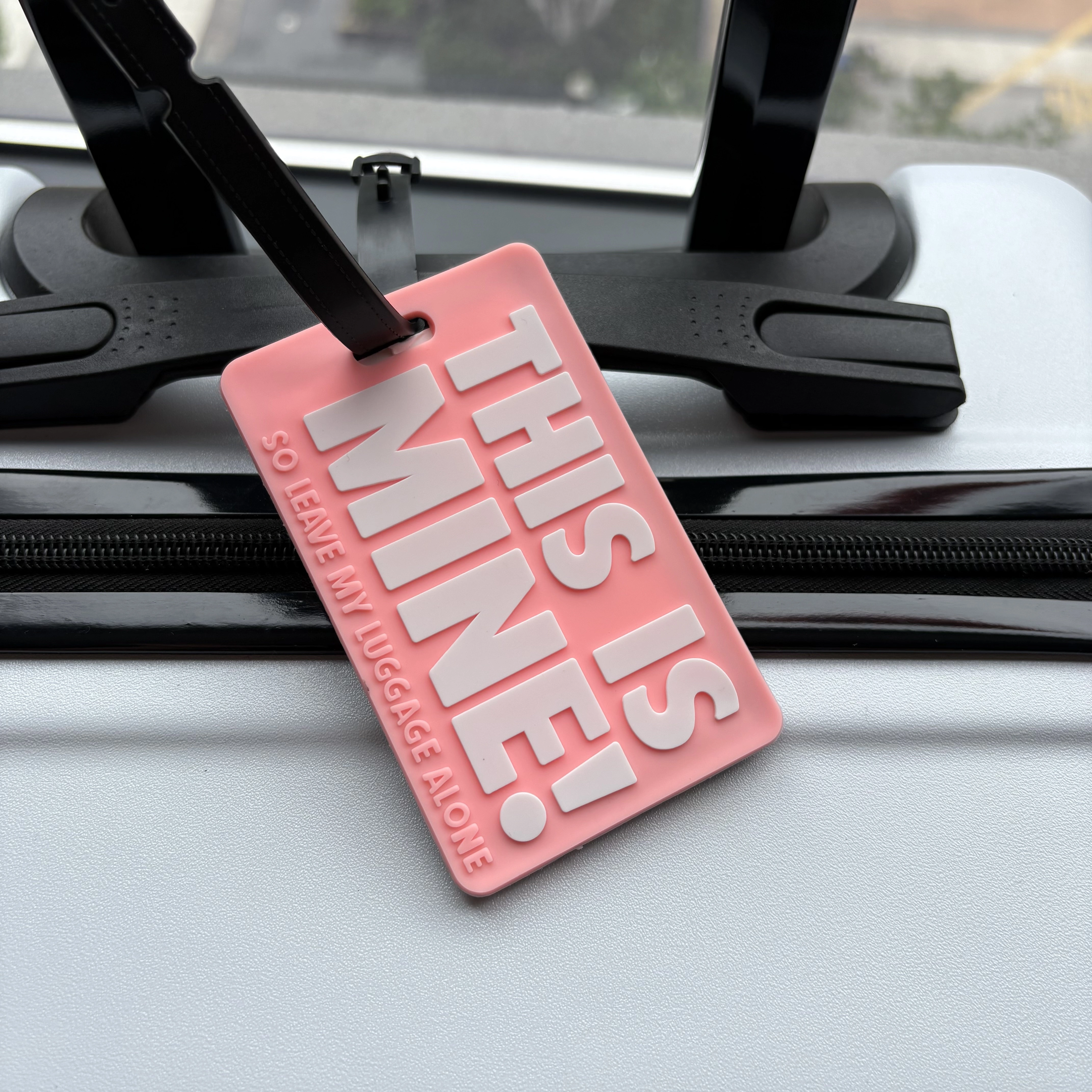 1 pièce Étiquette de bagage personnalisable, Pendentif de bagage, Cadeau d'accessoires de voyage, Ca
