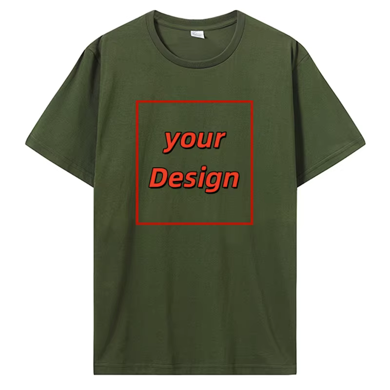 T-shirt personnalisé imprimé personnalisé T-shirt hommes femmes hauts personnalisés t-shirts bricola