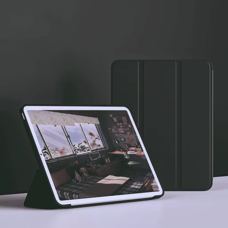 Fundas pour iPad Air 1/2 étui 9.7 ''2013 2014 TPU support magnétique à trois volets étuis pour table
