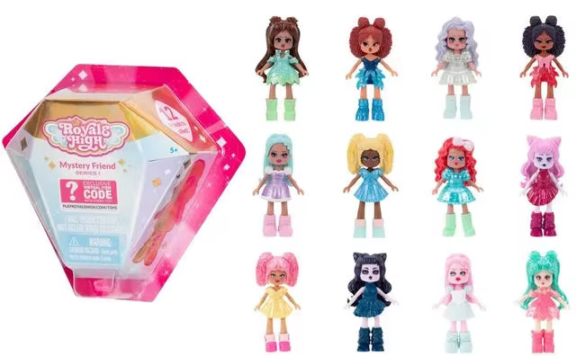 Figurine de mode royale High Fire Fairy avec code d'item virtuel, jouet de collection officiel sous 