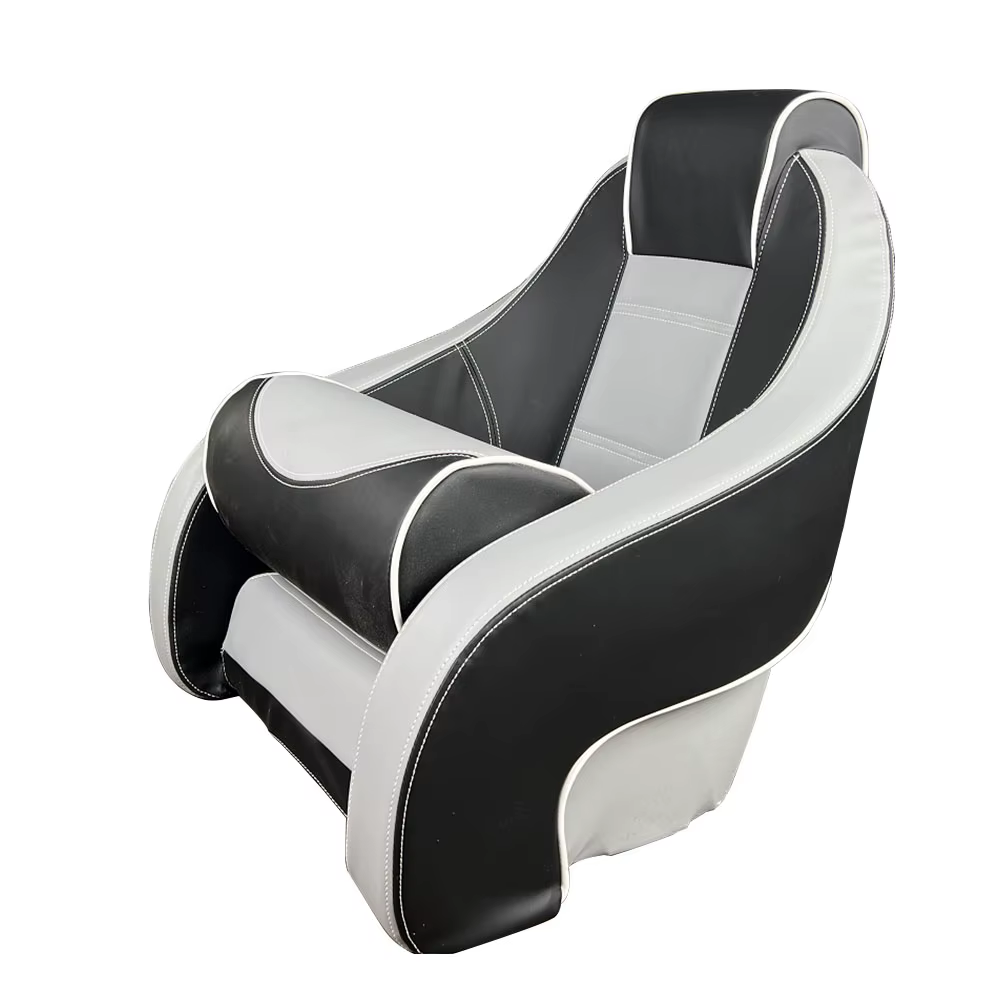 Siège de bateau rabattable, chaise de capitaine marine, siège de pêche pliable pour ponton, accessoi