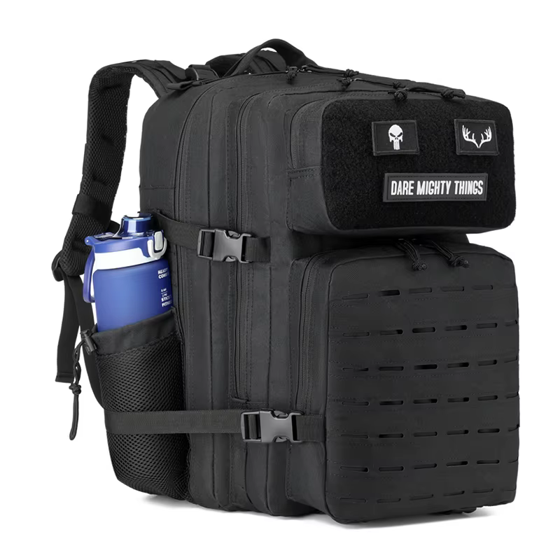 45L sac à dos extérieur pour hommes sac à dos Molle sac à dos de randonnée avec support de bouteille