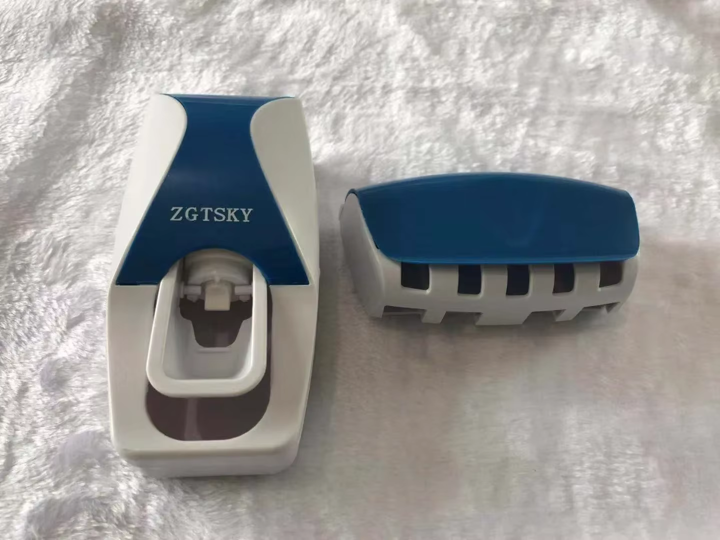 Accessoires de salle de bains distributeur automatique de dentifrice porte-brosse à dents anti-pouss