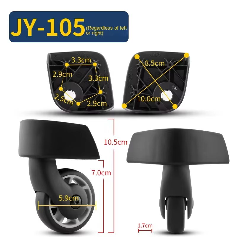 Convient pour Samsonite JY-105 valise boîtier de roue roue universelle accessoires réparation rempla