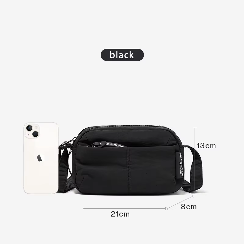 EPOL mode voyage sacs à bandoulière 2025 femme homme unisexe petit sac carré en Nylon imperméable Ou