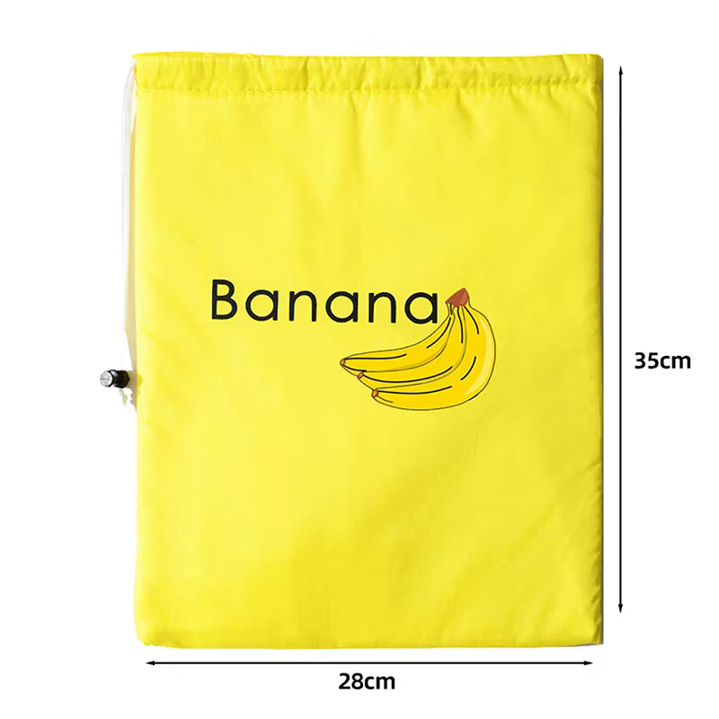 Sacs de rangement durables pour banane jaune, 1 pièce, sacs isolés pour fruits et légumes frais, paq