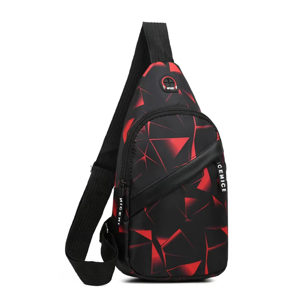 Sac de poitrine, sac à bandoulière imperméable décontracté pour hommes, sac de sport tendance, petit