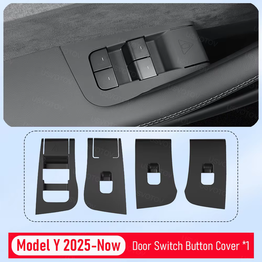 Pour Tesla Model Y Juniper Standard 2025 2026, protection de poignée de porte intérieure, garniture 