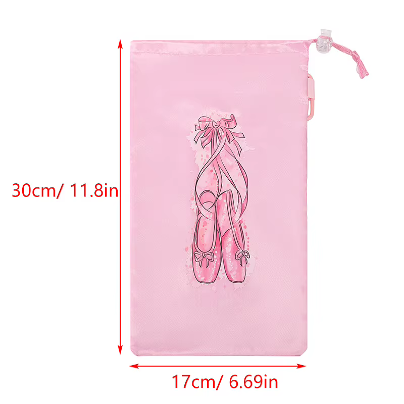 Sac de danse portable en maille respirante pour chaussures, pochette de rangement pour filles, sacs 