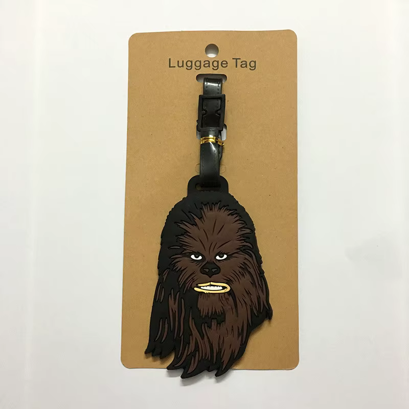 Star Wars étiquette de bagage de voyage dessin animé mignon valise ID Addres support embarquement ét