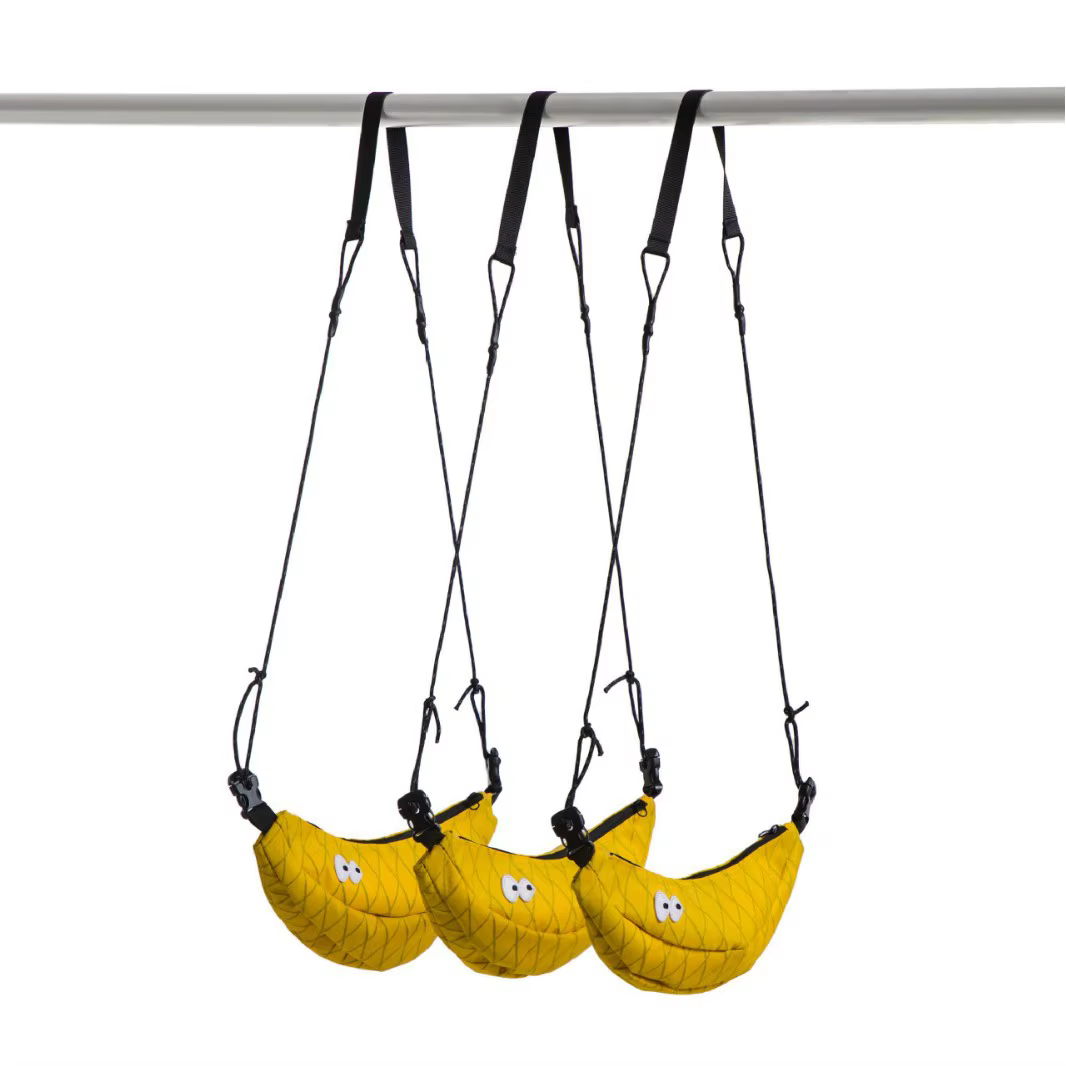 Sac bandoulière décontracté en forme de banane pour téléphone, idéal pour le cyclisme en extérieur, 
