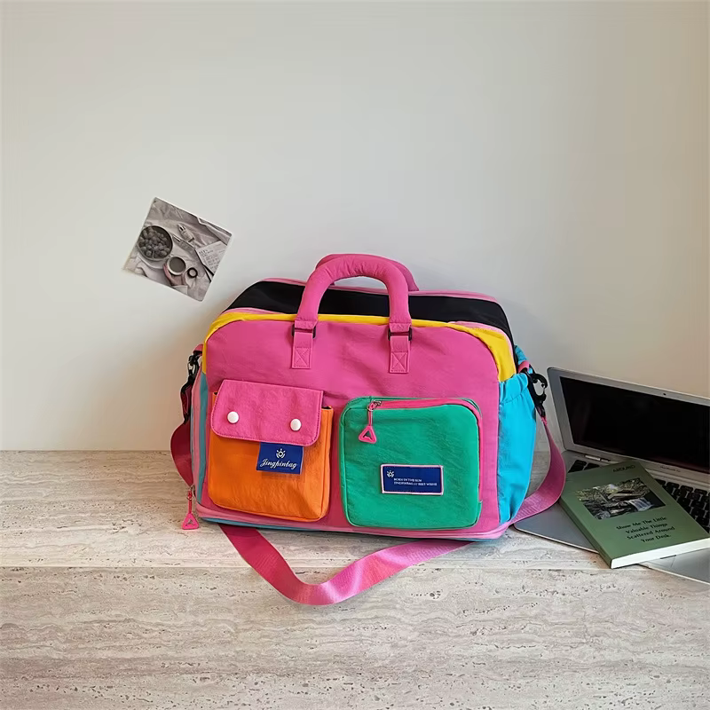 Sac de voyage portable grande capacité pour hommes et femmes, sac de sport et de fitness, sac de tra