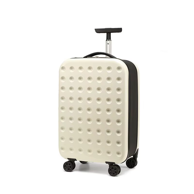Bagage pliable à poignée télescopique à tube unique – Sac de cabine de 20" et valise à carreaux de 2