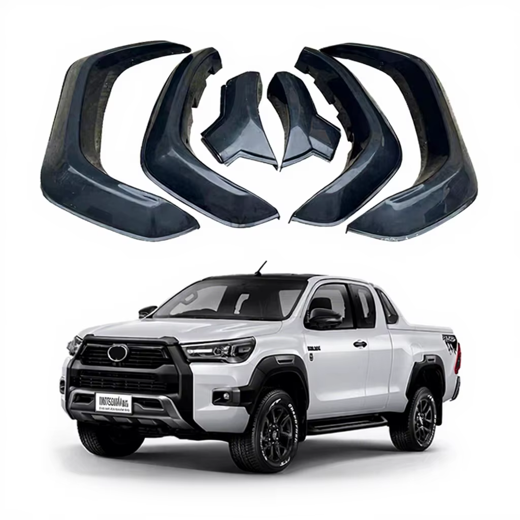 Pièces de carrosserie en gros : Élargisseurs d'ailes Rally Overland pour Hilux Rogue Rocco 2022 2023