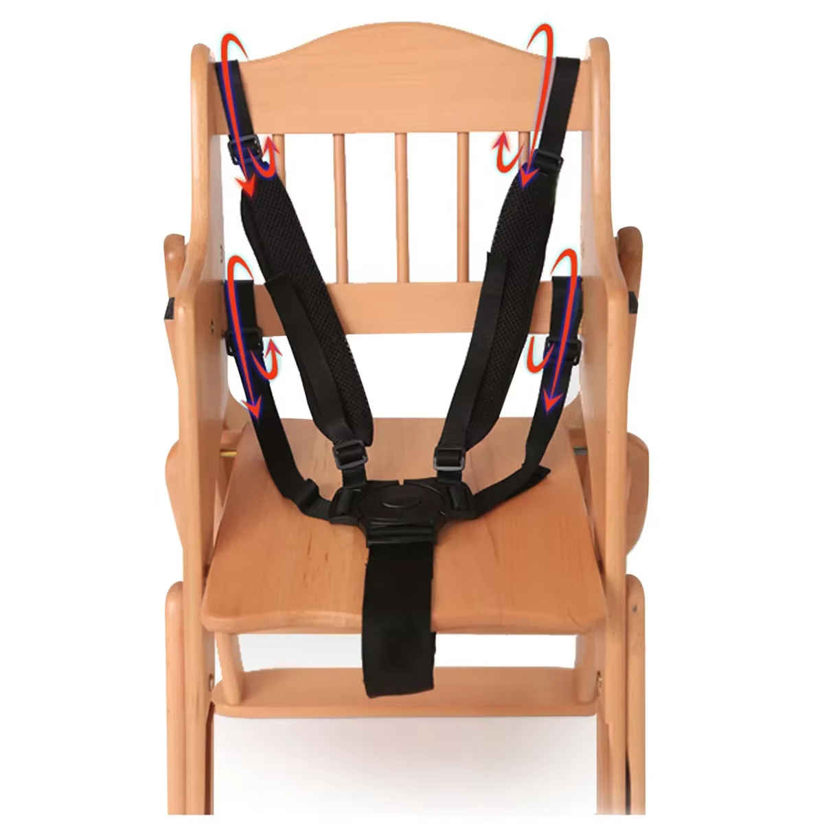 Harnais universel à 5 points pour bébé, chaise haute, ceinture de sécurité, ceintures de sécurité, p