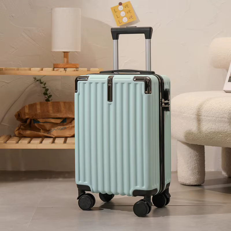 Valise d'étudiant de 18 pouces, sac de voyage pour femmes, valise à roulettes pour la rentrée scolai