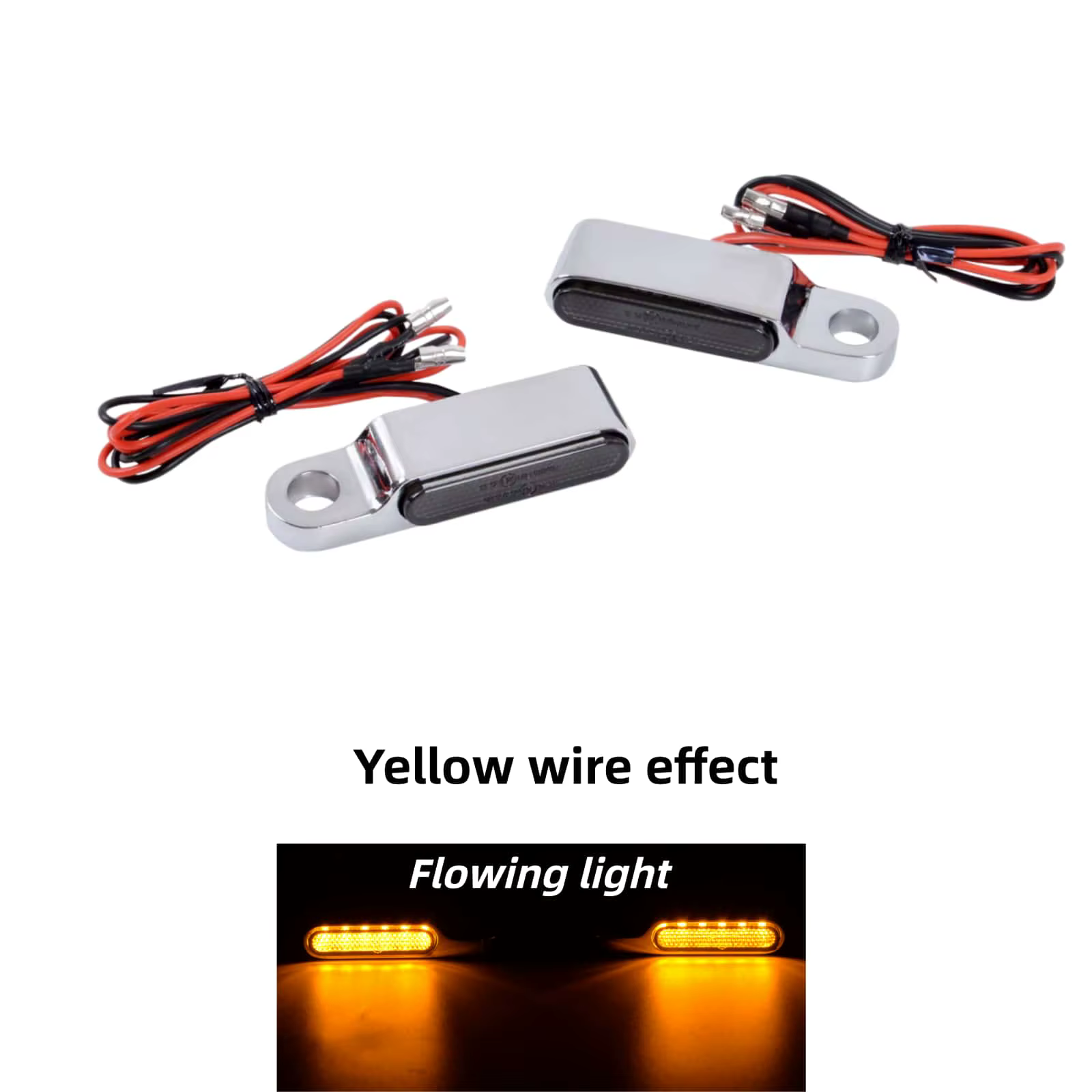 Pour Harley Davidson Touring accessoires 2 pièces moto Mini clignotant LED feux de circulation clign
