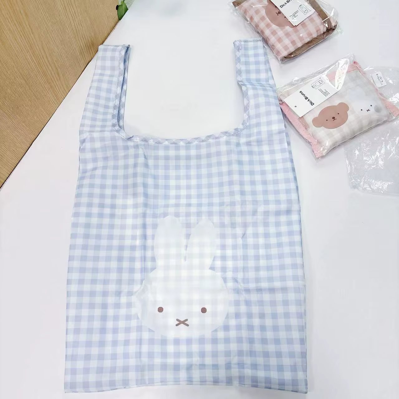 Kawaii Miffy dessin animé sac à provisions dessin animé mignon Boris ours grande capacité nouveau St