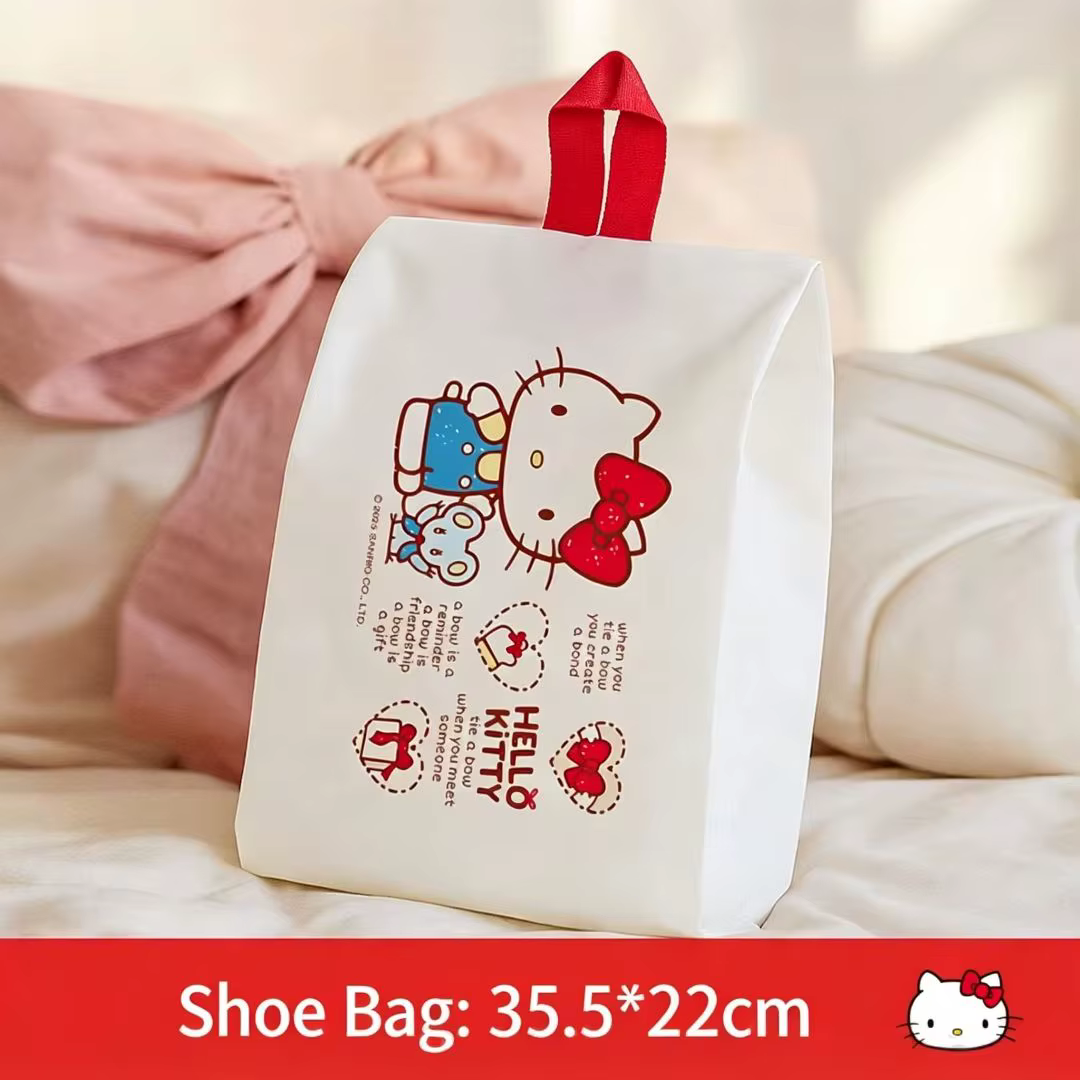 Sac de rangement de voyage Hello Kitty, sac de compression pour bagages, classification par comparti