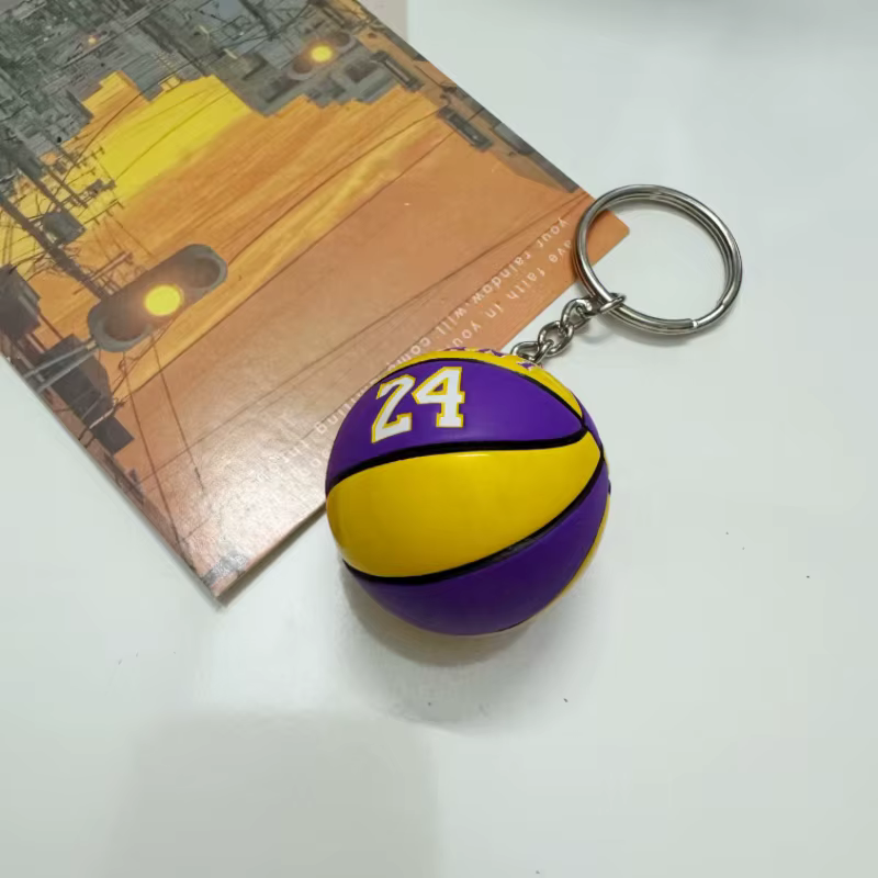 Porte-clés Souvenir de Basketball, Porte-clés Étoile de Basket, Cadeau pour Fans de Basketball, Numé