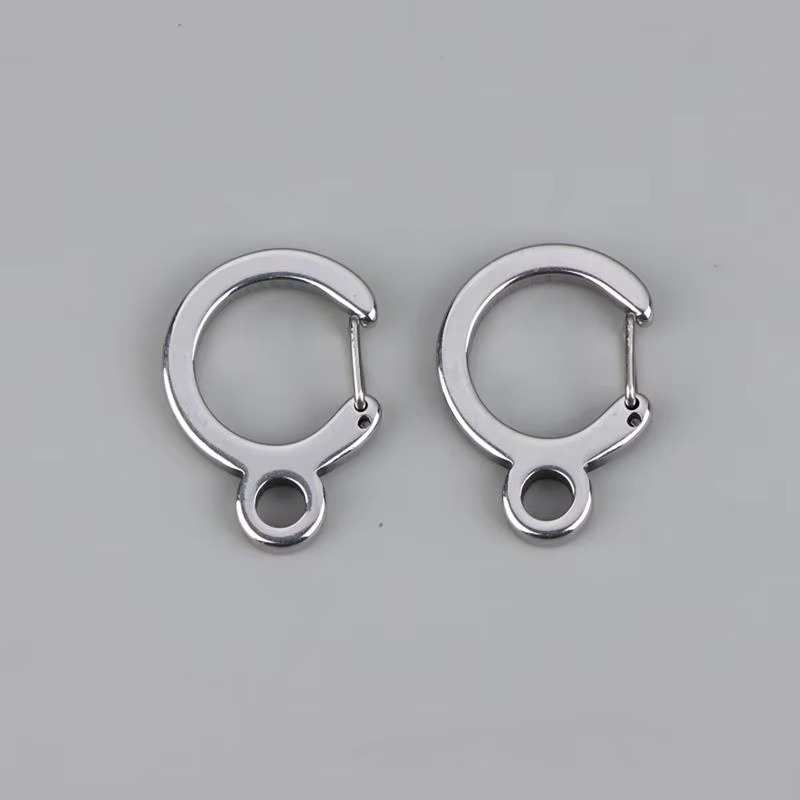 2/5 sacs à dos d'extérieur avec chaînes de montagne robustes, porte-clés en acier inoxydable, boucle