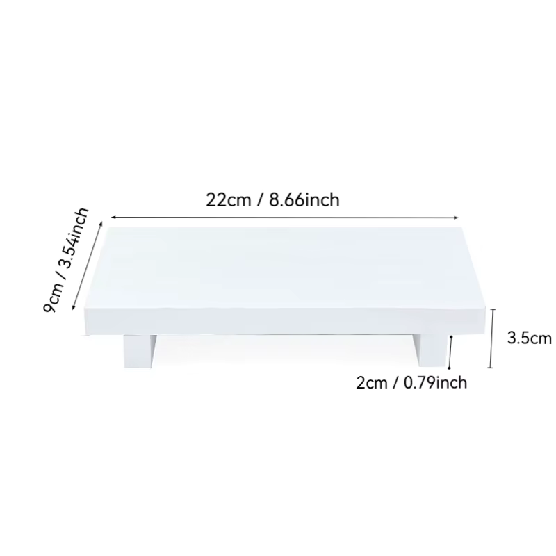 Plateau de salle de bain en bois rétro, porte-savon parfumé, plateau d'assaisonnement de cuisine, dé
